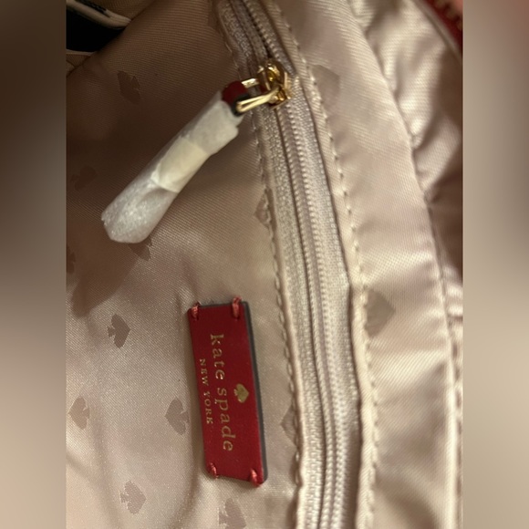 ❤️ NWT Red Kate Spade Staci Dual Zip Around Crossbody - Picture 8 of 11